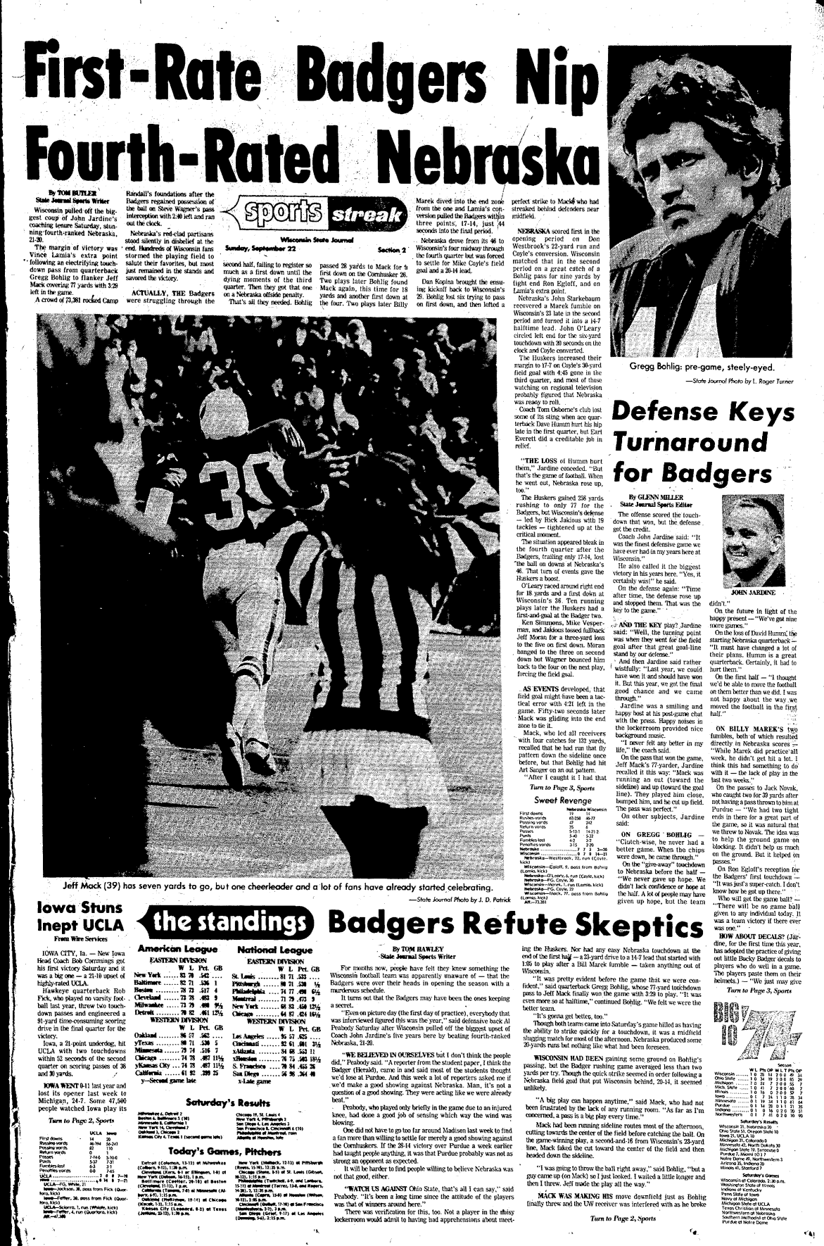Taking down No. 4 Nebraska